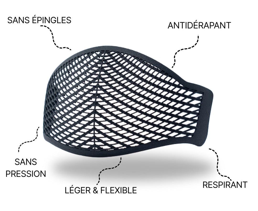 Support hijab respirant